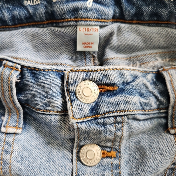 Cat & Jack Blue Mini Skirt Casual - Picture 3 of 4